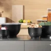 Bodum Bistro Røreskålsæt m. låg - 4 dele* Røreskåle Og Dejfade|Røreskåle Og Dejfade