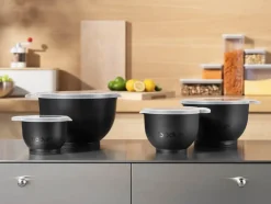 Bodum Bistro Røreskålsæt m. låg - 4 dele* Røreskåle Og Dejfade|Røreskåle Og Dejfade
