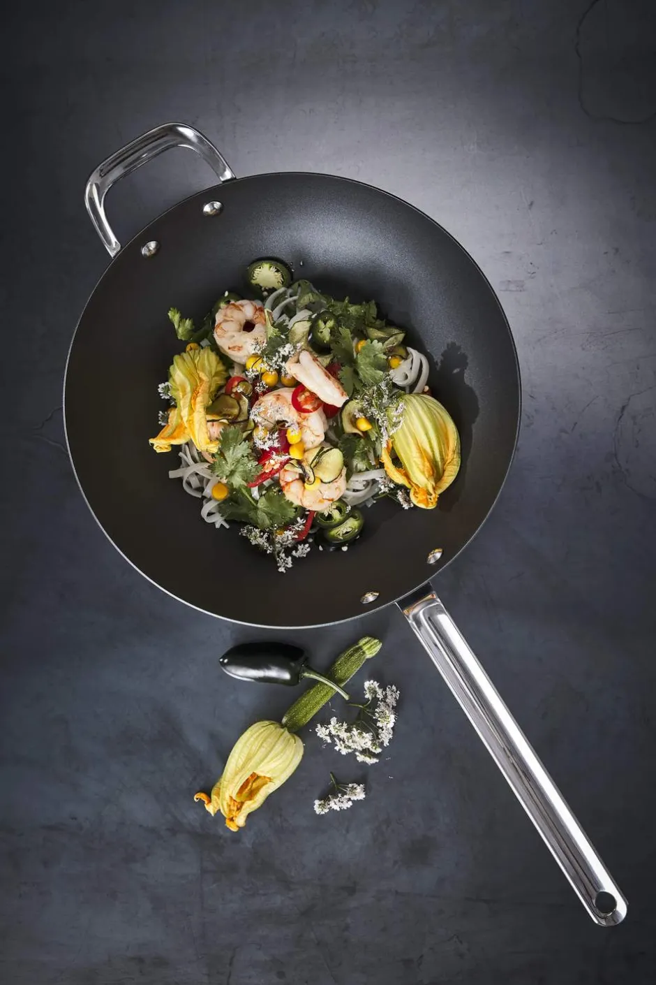 Scanpan Black Iron Wok* Wokpander