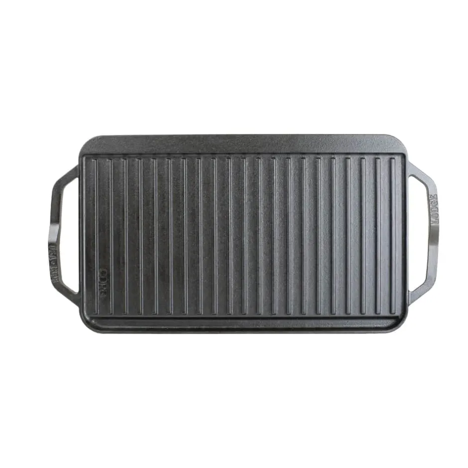 Lodge Cast Iron Chef Collection Stegeplade* Grillpander
