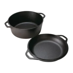 Lodge Cast Iron Classic 2i1 Stegegryde* Gryder|Grillpander