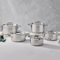 Le Creuset Classic 3-ply Grydesæt - 10 dele* Køkkenredskaber