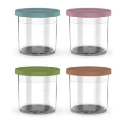 Ninja Creami Bøtte - 4 stk.* Opbevaringsglas Og Patentglas