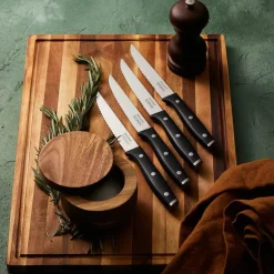 THE CUSTOM CHEF™ iconiX™ Kødknivssæt - 4 dele* Knivsæt Og Knivopbevaring