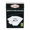 Moccamaster Kaffefilter Nr. 4 - 100 stk.* Kaffe Og Tilbehør