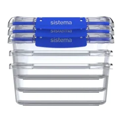Sistema Klip-It Plus Opbevaringsbokse - 6-pak* Opbevaringsbokse