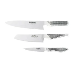 Global Knivsæt - 3 dele* Knivsæt Og Knivopbevaring