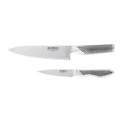 Global Knivsæt G-55/GS-38 - 2 dele* Knivsæt Og Knivopbevaring