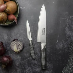 Global Knivsæt G-55/GS-38 - 2 dele* Knivsæt Og Knivopbevaring