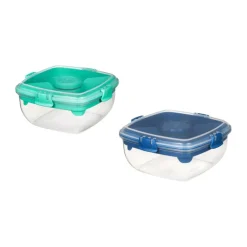 Sistema Lunch Salatboks - 2 stk.* Opbevaringsbokse