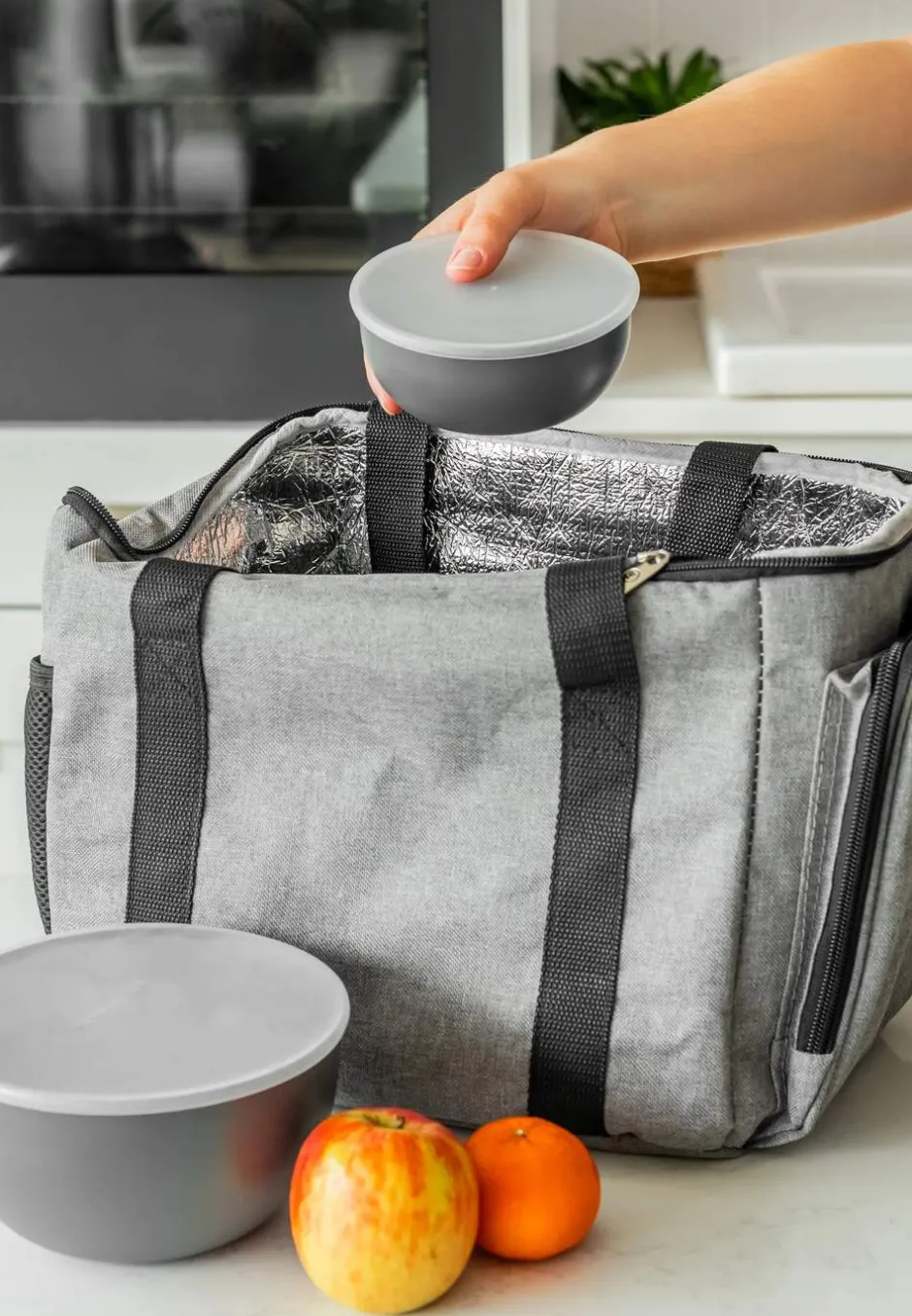 KitchenAid Opbevarings skålsæt m. låg - 8 dele* Røreskåle Og Dejfade|Røreskåle Og Dejfade