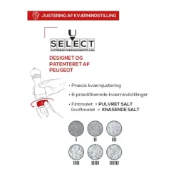 Peugeot Paris Kværnsæt - 2 dele* Salt Og Peber