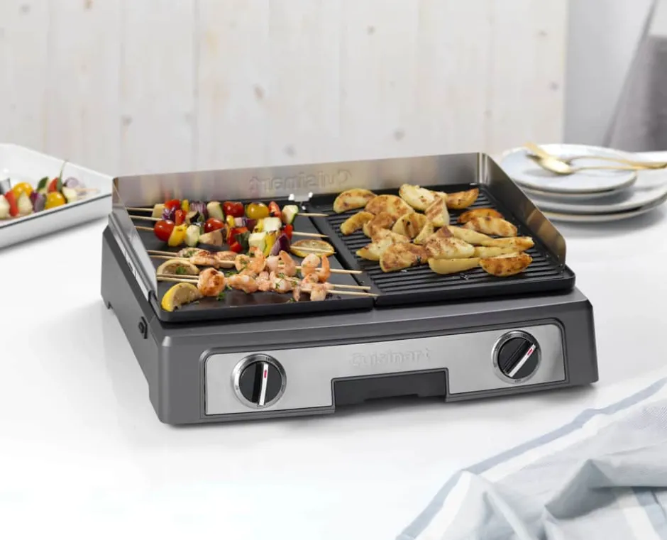 Cuisinart Plancha Elite Bordgrill PL50E* Toastere Og Bordgrill