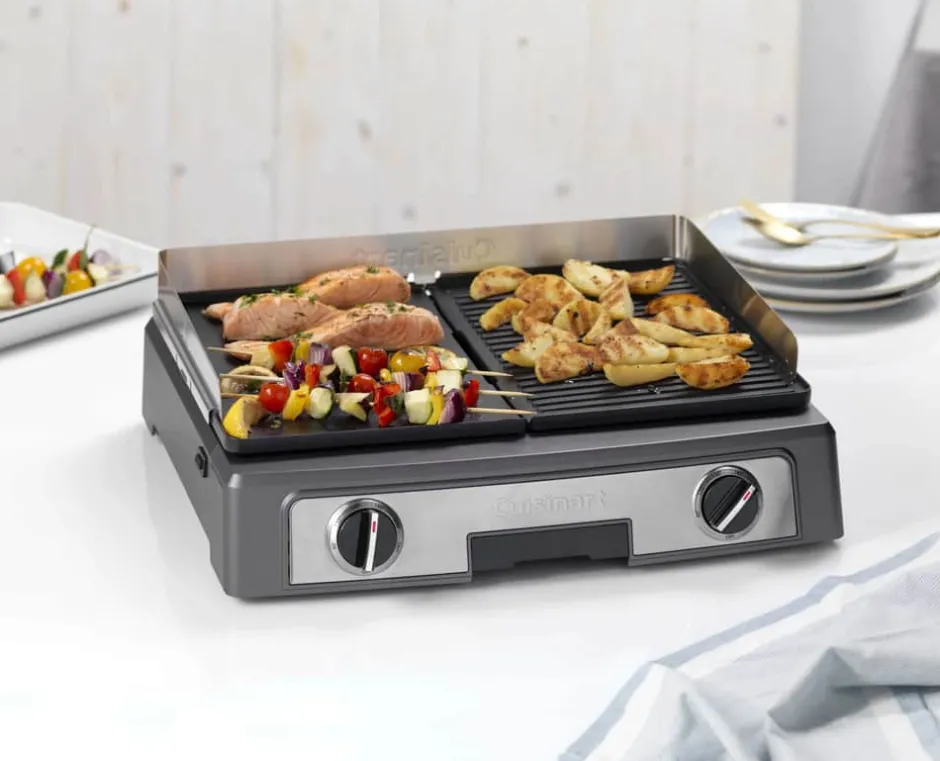 Cuisinart Plancha Elite Bordgrill PL50E* Toastere Og Bordgrill