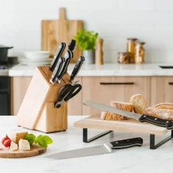 THE CUSTOM CHEF™ Sabre™ Knivblok - 9 dele* Knivsæt Og Knivopbevaring