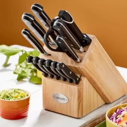 THE CUSTOM CHEF™ Sabre™ Knivblok - 14 dele* Knivsæt Og Knivopbevaring