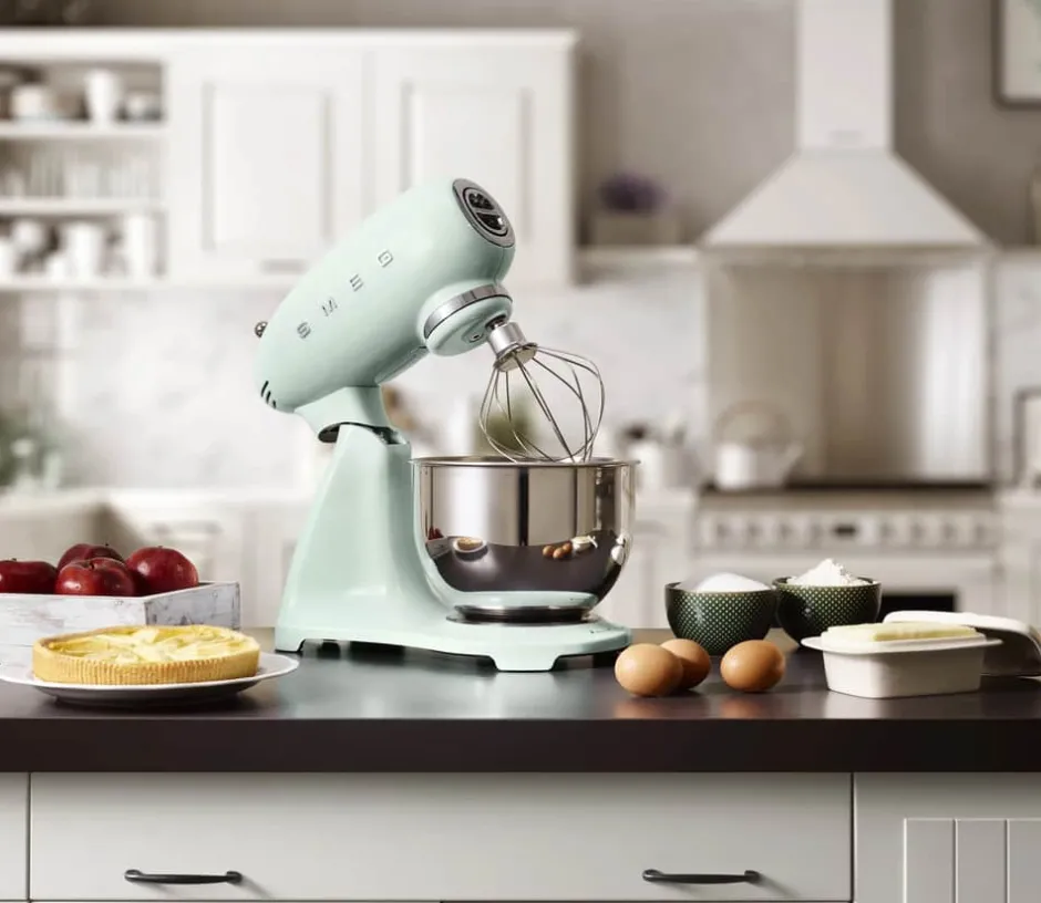 Smeg 50's Style Køkkenmaskine SMF03WHEU* Røremaskiner Og Tilbehør|Røremaskiner Og Tilbehør