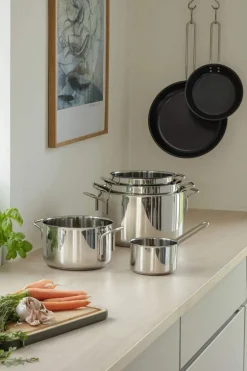 Eva Trio Stainless Steel Gryde- og pandesæt - 7 dele* Grydesæt