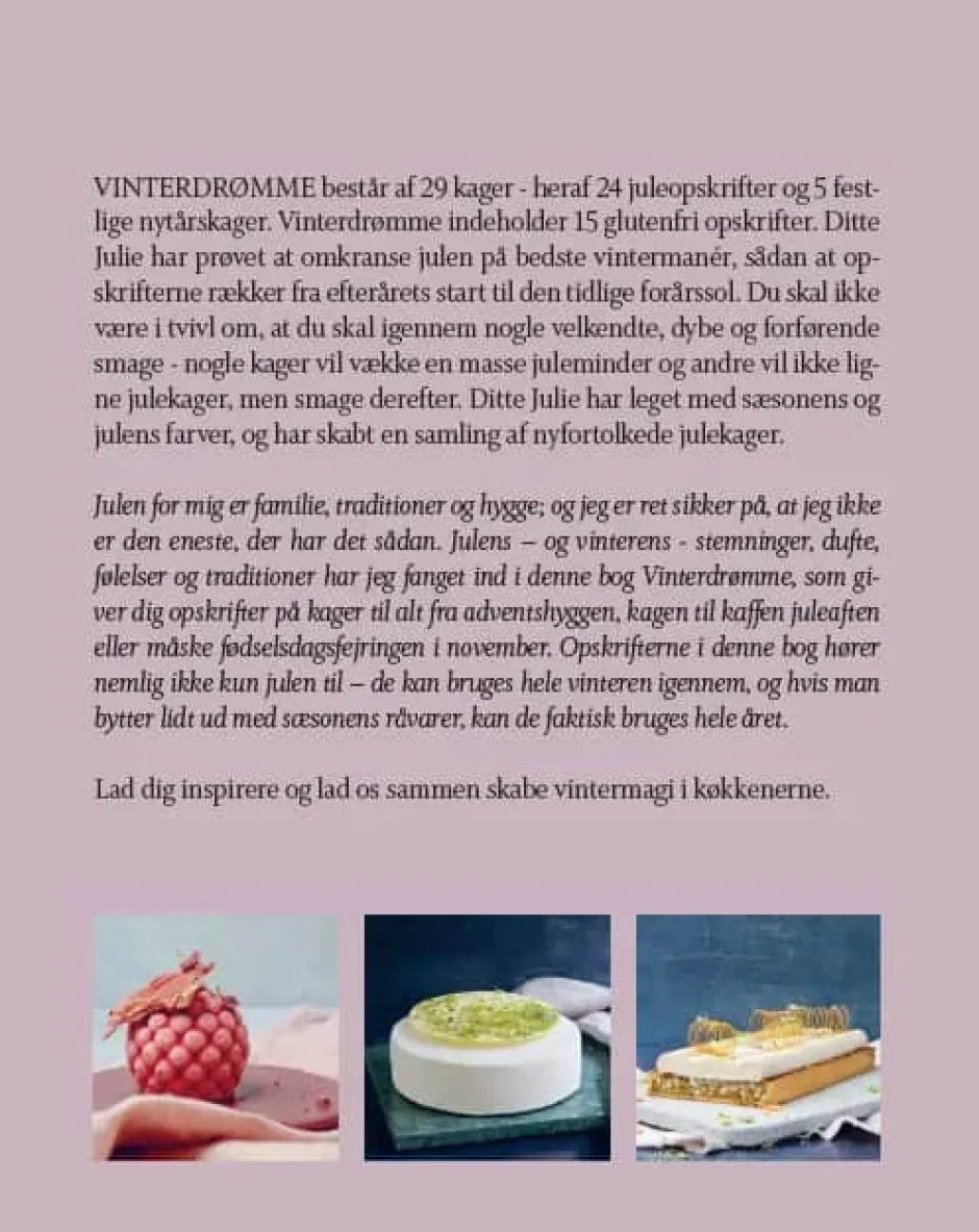by Ditte Julie Vinterdrømme - Duften af jul og nytår* Kogebøger