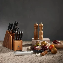 THE CUSTOM CHEF™ WOLFGANG STARKE™ Kutchin Knivblok - 11 dele* Knivsæt Og Knivopbevaring
