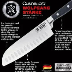 THE CUSTOM CHEF™ WOLFGANG STARKE™ Santokukniv* Køkkenknive